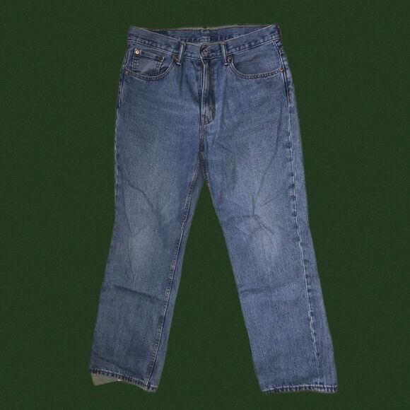 levi 516 34w 30l denim jeans levi strauss levi’s‎ cotton straight leg - Picture 2 of 8